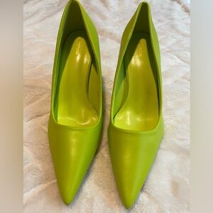Pretty Little Thing Lime Green Women's Pumps